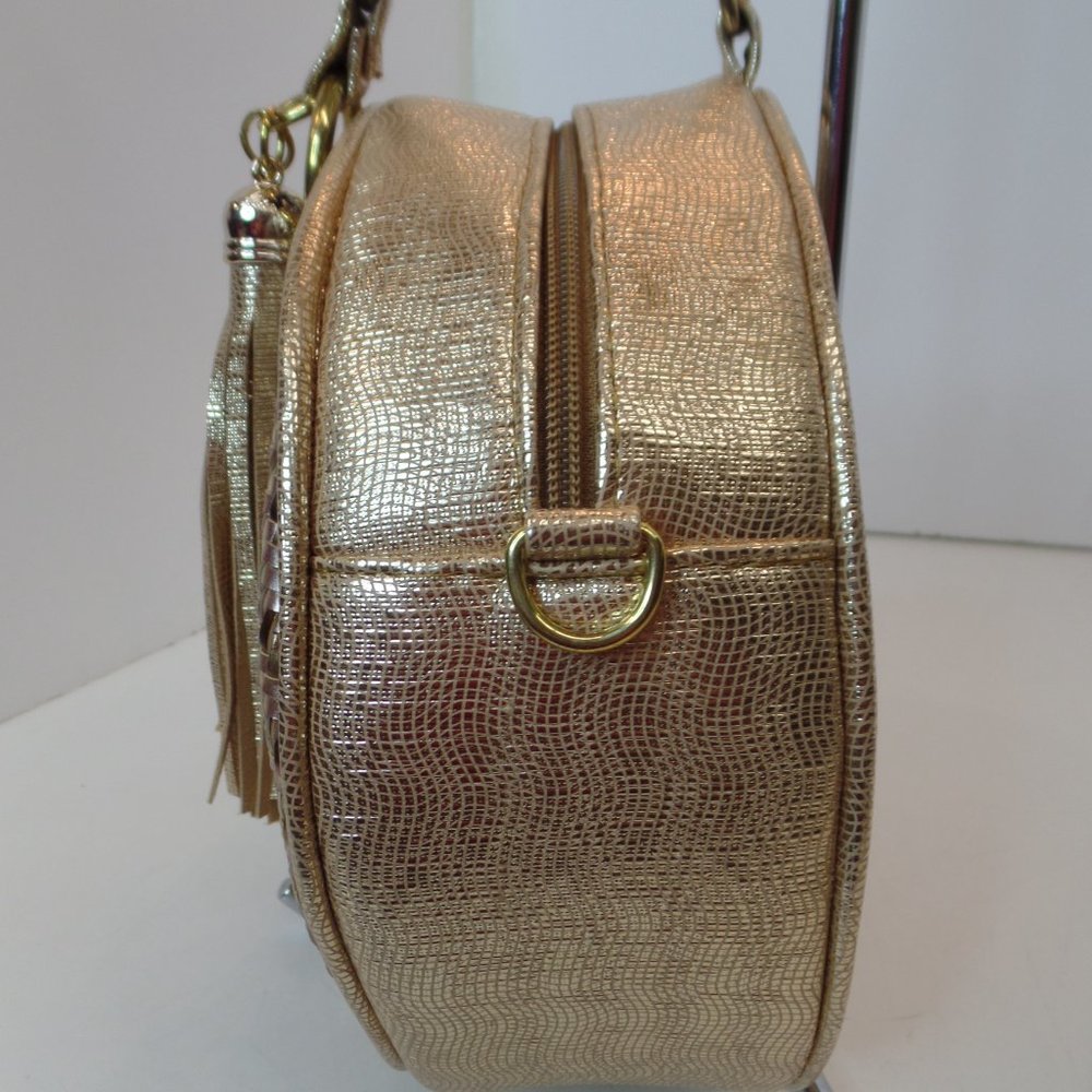 Producto Mexicano Round Multi Color Zippered Purse W Tassels Carrying Strap NWT - Picture 5 of 14